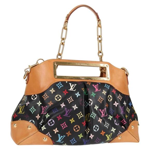 LOUIS VUITTON Monogram Multicolor Judy GM Bag Black M40254 - Picture 1 of 16
